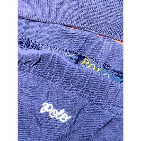 Cute Polo Ralph Lauren girls 2-PC Cotton Polo Bear outfit Set Navy  2 piece Set - Picture 8 of 8